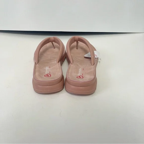Blondo Abigail Flip Flop Sandal In Blush Color - New In Box - Size 8.5 - Picture 7 of 13